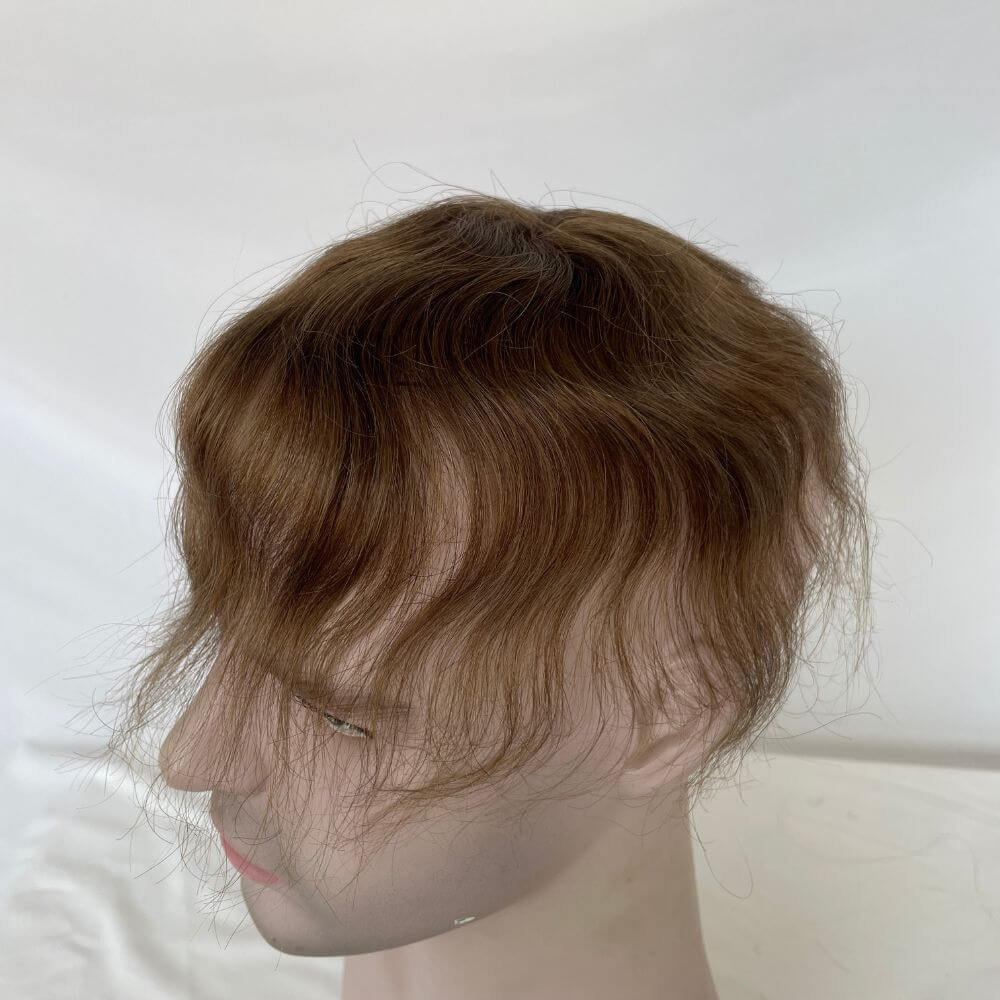 1B60 Side Or Back Hair Patches 8x8 cm Full Skin PU Base Toupee For Men Covering Bald Spots On Head Sides Or Back - Image 22