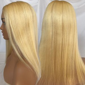 Alternative view of Human Hair Topper For Women Silk Base Closure 10A Virgin Brazilian Human Hair Clips Hair Topper Piano Colors Blonde 16inch Silk Straight Middle Part