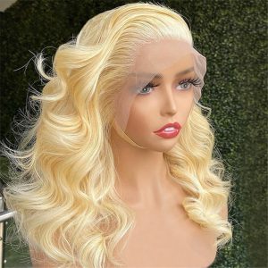 613 Honey Blonde Body Wave 13X6 Hd Lace Wigs Human Hair Wigs For Women Pre Plucked