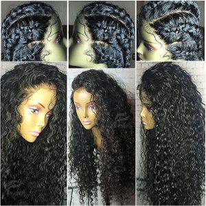 Lace Front Wigs 150% Density 13x6 Lace Human Hair Wigs for Black Women Curly Remy Hair Wigs Full Lace Front Wigs with Baby Hair
