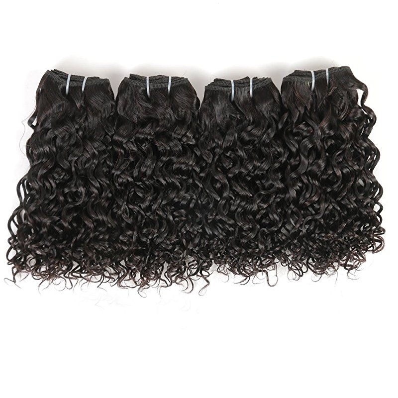 Brazilian Curly Remy Hair with Free Part Lace Closure Kinkys Curly Human Hair Bundles with Closure Hair Natural Color - Image 5