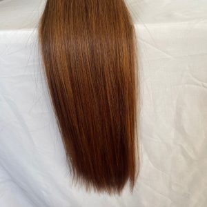 Pwigs 200pcs/Bundle Feather Line Hair Extensions 100%  Camodian Human Hair Extensions Long Straight  18-24inch Invisable Installation Brown Color - Image 7