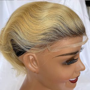 Men's Toupee PU Base With Frontal Swiss Lace Net 100% Virgin Human Hair Hairpieces Replacement System For Men 10x8 "Base Size - Image 40