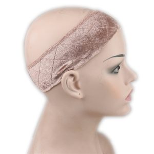 Alternative view of Wig Grip Flexible Velvet Wig Band Scarf Head Hair Band Adjustable Elastic Comfort Headband Fastern