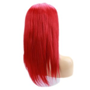 Red Hair Color Malaysia Hair Straight Human Hair Pre Plucked Lace Wigs With Baby Hair For Black Women - Image 3
