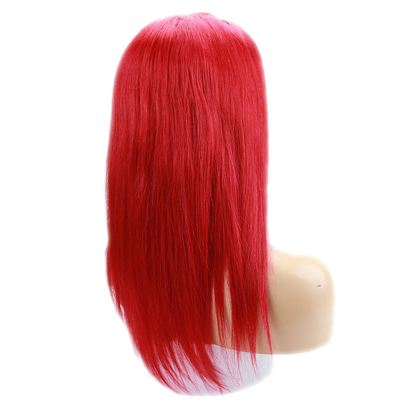 Red Hair Color Malaysia Hair Straight Human Hair Pre Plucked Lace Wigs With Baby Hair For Black Women - Image 3