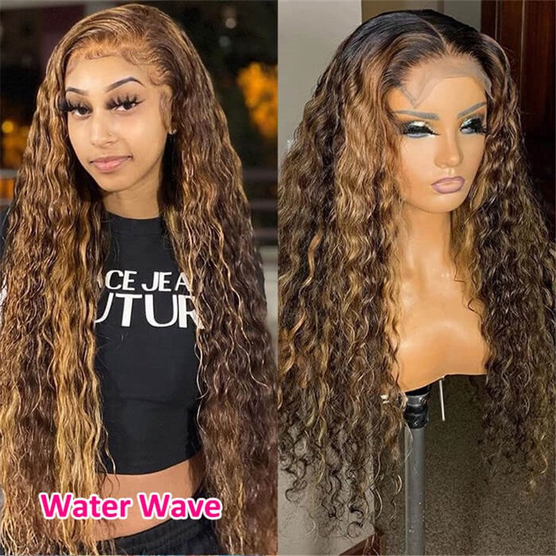 Oreo Highlight Wig Piano Color 4/27 Ombre Deep Wave 13X4/13X6 Hd Lace Front Human Hair Wigs - Image 5