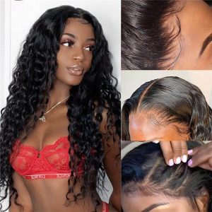 Brazilian Water Wave 5X5 Hd Lace Human Hair Wet And Wavy Wigs Pre Plucked Glueless Lace Wig - Image 2