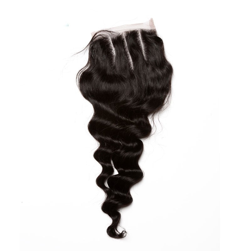 4x4 HD Lace Closure Vietnamese Remy Hair Loose Wave Free Part Lace Closure Piece With Baby Hair 4x4 inchs Natural Color - Image 5