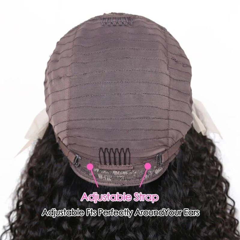 13x4 Lace Front Human Hair Wigs Chocolate Ombre Brown Red Pre Plucked Natural Hairline Straight Body Wave Lace Wig 150% Density Brazilian Remy Hair Wigs - Image 9
