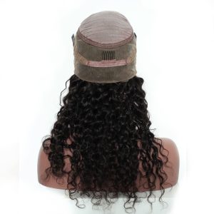 PWigs Online 360 Lace Wigs 8A Human Hair Loose Curly Natural Color Brazilian Hair 130% Density Bleached Knots With Baby Hair Around - Image 4