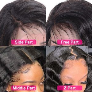 Loose Deep Wave Middle Part 5X5 Hd Closure Wigs Quality Wigs Long Human Hair 30 Inch Wig - Image 4