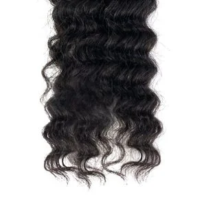 Alternative view of 100% Raw Cambodian I Tip Extensions I Tip Remy Hair Extension Deep Wave Raw I Tip Hair