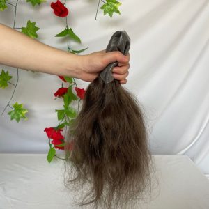 Men's Toupee #4 Brown Color Toupee for Men Cambodian Human Hair System Super Thin Skin Base Full PU Hairpieces 8x10 Inch V-Loop Hair Replacement - Image 5