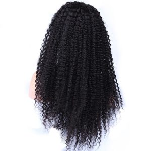 Remy Lace Front Wigs Kinky Curly Brazillian Human Hair Natural Color 250% Density Glueless Lace Front Wig Bleached Knots Pre Plucked - Image 4