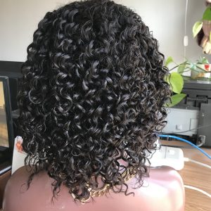 Curly Hair Lace Front Wigs 200% Density Jerry Curly Human Hair Wig Pre-Plucked Natural Hair Line Bleached Knots With Natural Baby Hair - Image 3