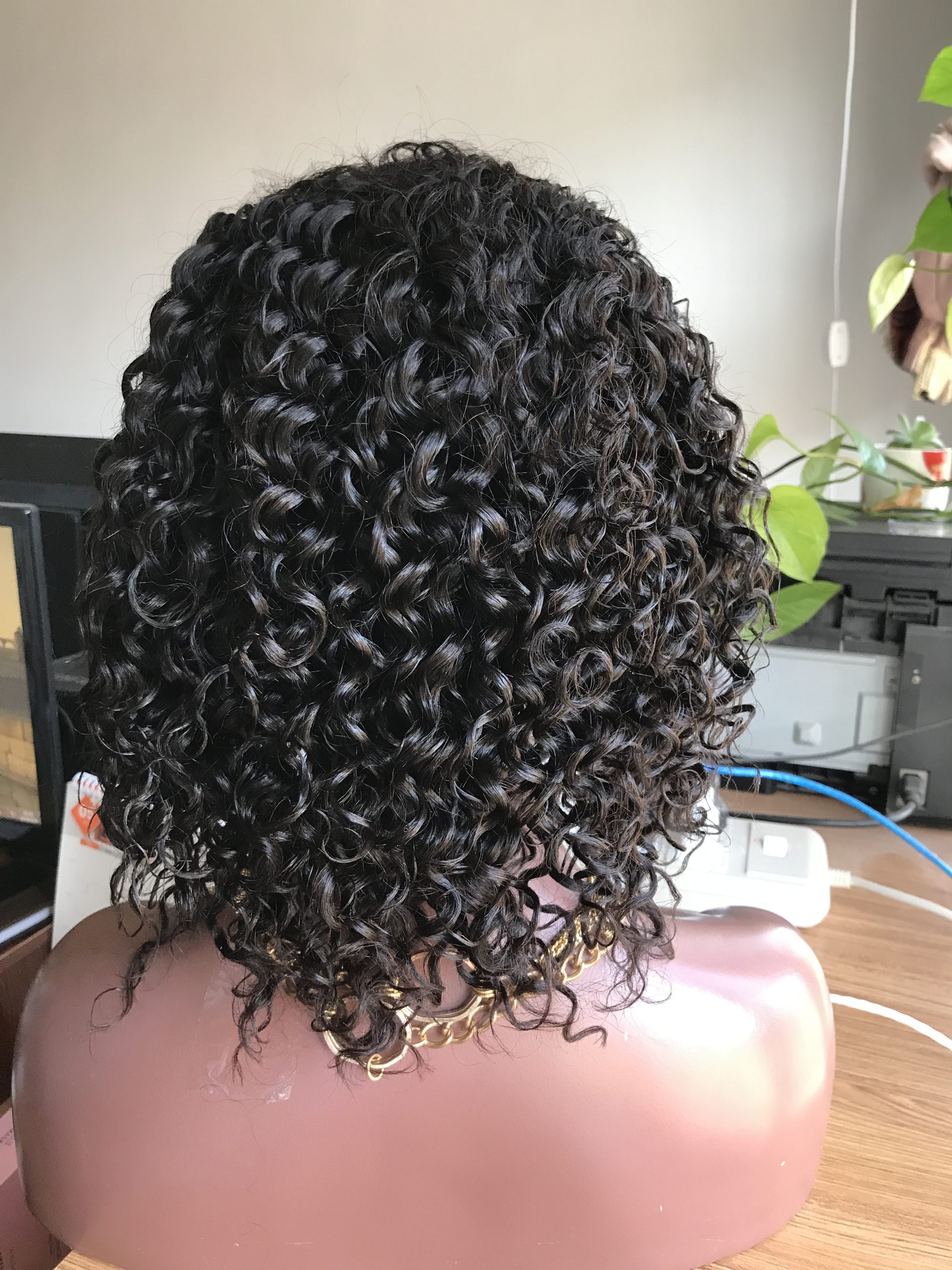 Curly Hair Lace Front Wigs 200% Density Jerry Curly Human Hair Wig Pre-Plucked Natural Hair Line Bleached Knots With Natural Baby Hair - Image 3
