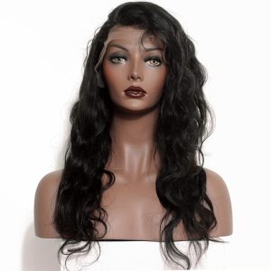 Alternative view of Affordable Glueless Silk Top Full Lace Wigs Quality Human Hair Wigs Natural Black Brazilian Human Hair Body Wave