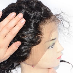 Kinky Curly Brazilian Remy Hair Closure Natural Color Pre Plucked 13x6 Swiss Lace Frontal Baby Hair Bleached Knots - Image 5