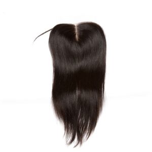4x4 HD Lace Closure Brazilian Remy Hair Silky Straight Free Part Lace Closure 4x4 inchs Natural Color - Image 5