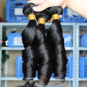 Natural Color Egg Curl Brazilian Human Hair Weave 4pcs Bundles Of Human Hair - Image 4