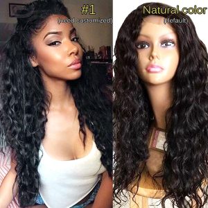 13x6 Lace Front Wig 150% Density Human Hair Curly Wigs for Black Women Front Wigs with Baby Hair Pre Plucked Natural Hairline - Image 3