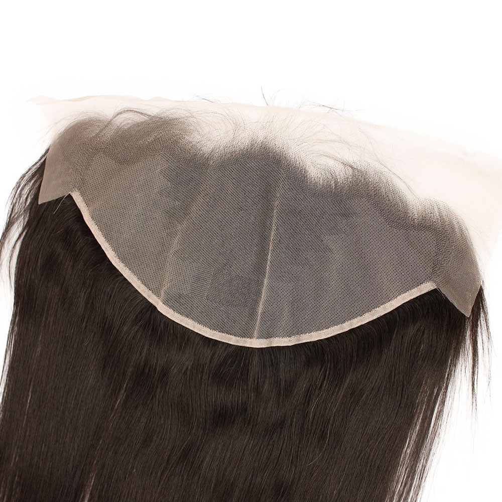 Silky Straight Transparent Lace Frontal Closure Swiss Lace 13x6 Lace Closures With Baby Hair Around - Image 7