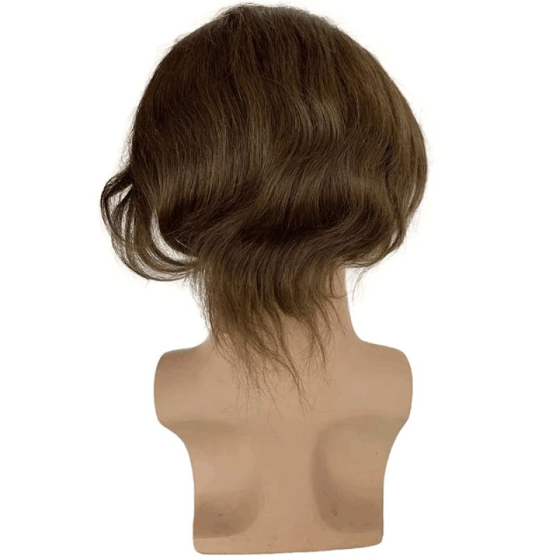 Swiss Full Lace Men's Toupee 4 Color European Human Toupee For Men 8 x10 Inch Lace Mens Wigs Hair System - Image 3