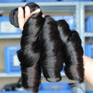 Natural Color Egg Curl Brazilian Human Hair Weave 4pcs Bundles Of Human Hair - Image 5
