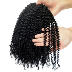 Alternative view of Kinky Curly 100% Human Hair I Tip Microlink Kinky Curly Hair Extensions Afro Kinky Curly I Tip Extensions