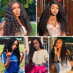 Deep Wave 13X4 Hd Lace Front Wigs Pre Plucked Undetectable Human Hair Glueless Wig With Baby Hair - Image 8