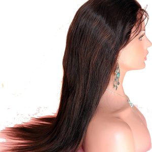 Straight Lace Wigs Brazilian Human Hair Lace Wig Bleached Knots and Baby Hair Around 10-24 - Image 4