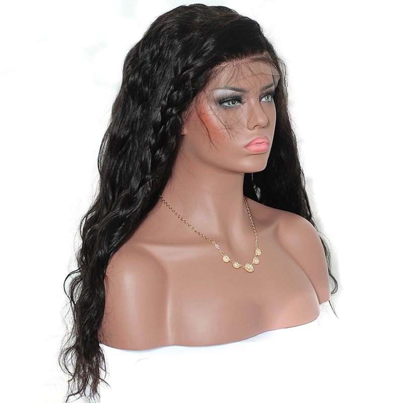 Indian Remy Lace Front Wigs 250% Density Body Wave Human Hair Natual Color Hair Lace Front Wigs With Baby Hair - Image 4