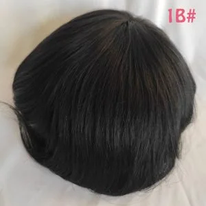 Alternative view of Stock Toupee Men’s Toupee Soft Thin Skin 0.06mm PU 10x8inch Hair Replacement for Men's Hairpiece 100% European Human Hair Pieces for Man