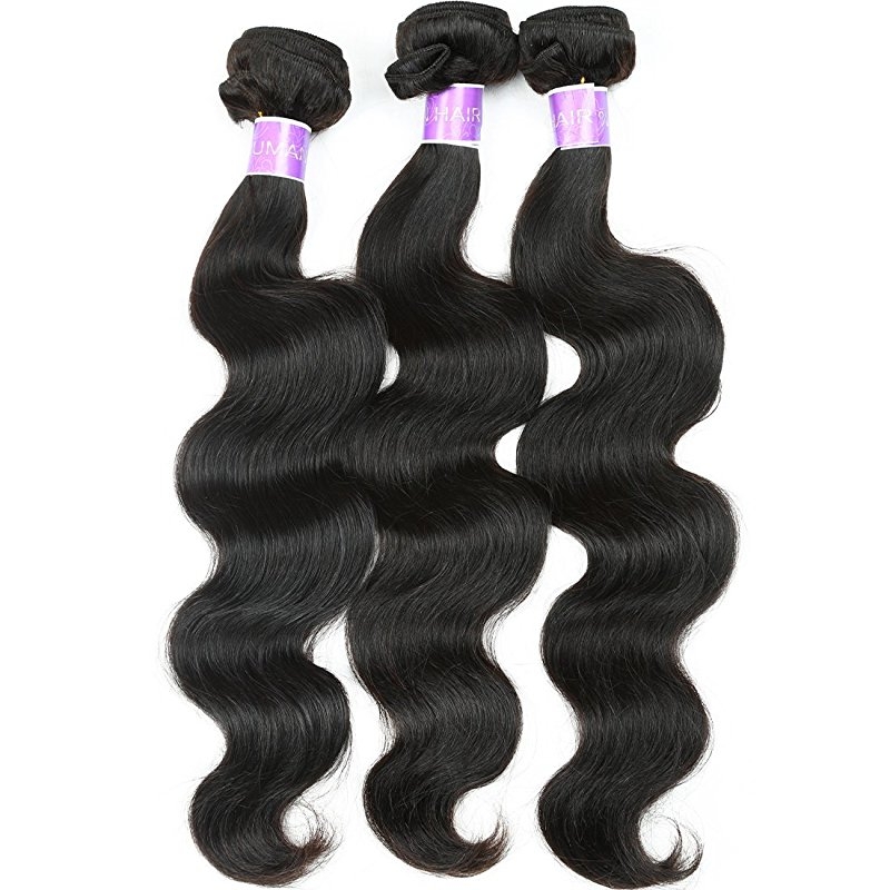 Virgin Hair 3 bundles With Closure Body Wave Free Part Unprocessed Human Hair Bundles Weave Weft with Lace Closure Natur - Image 4