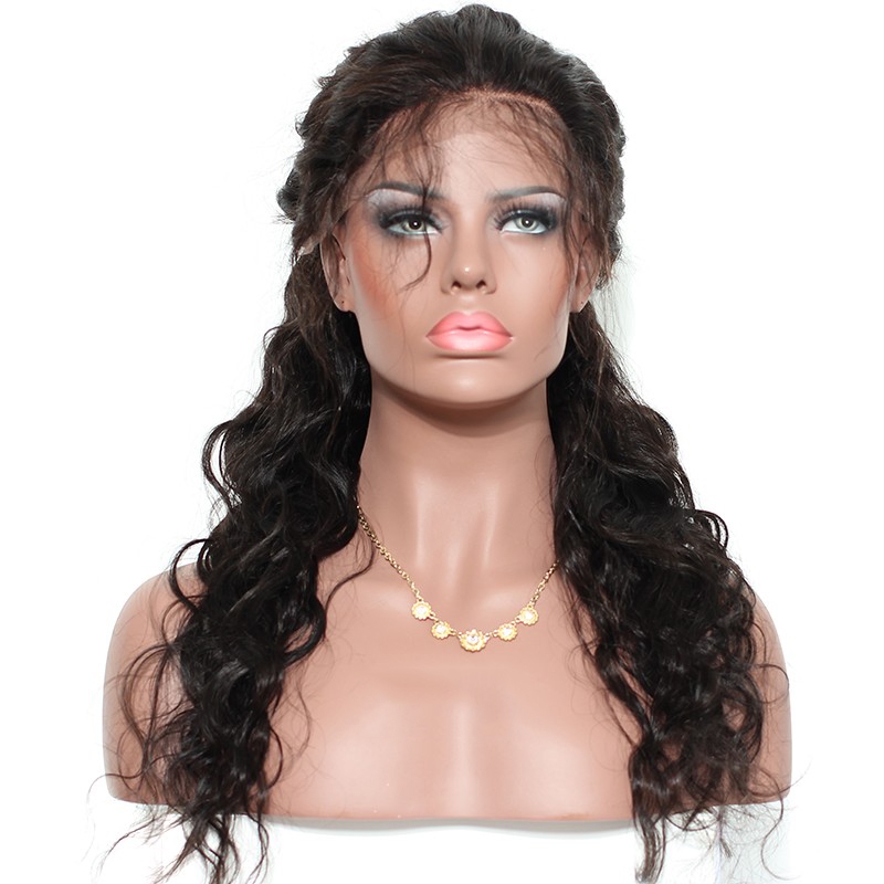 Malaysian Lace Front Wigs 250% Density Pre-Plucked Human Hair Natural Color Lace Front Wig With Baby Hair Bleached Knots For Black Women - Image 4