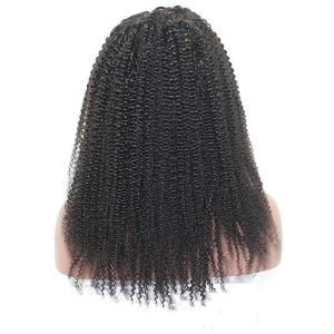 Curly Lace Wig 360 Lace Wigs Brazilian Afro Kinky Curly Human Hair 150% Density Pre Plucked Natural Hair Line - Image 4