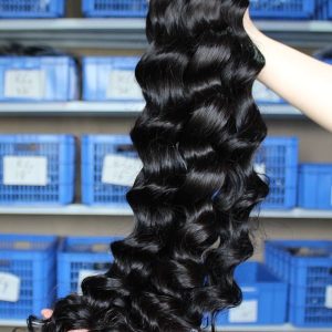 Natural Color Peruvian Human Hair Loose Wave Hair Weave 3pcs Bundles - Image 4