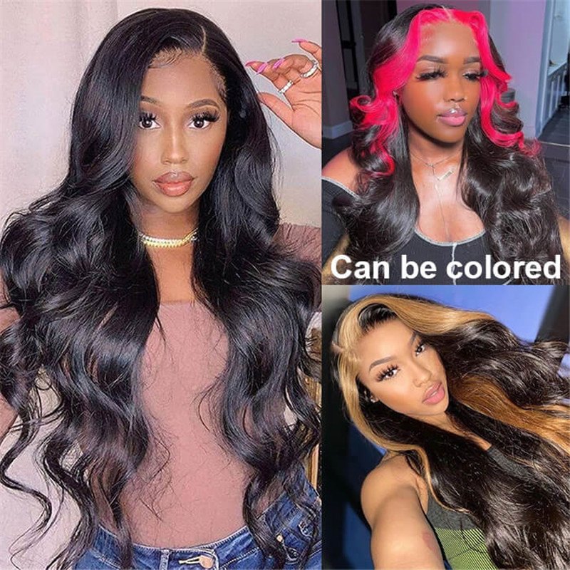 Body Wave Skin Melt Hd Lace Wigs 13*4 Lace Front Wigs Human Hair Real Transparent Lace - Image 7