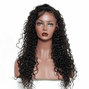 Discount Lace Front Wig Loose Curly 360 Lace Front Wigs Brazilian Hair Natural Color Human Curly Hair 360 Lace Front Wigs With Natural Hairline - Image 3