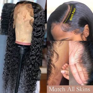 28 30 Inch Deep Wave Wig Curly HD Invisible Swiss Transparent Lace Frontal Wigs Human Hair Wigs For Black Women Pre Plucked With Baby Hiar - Image 4