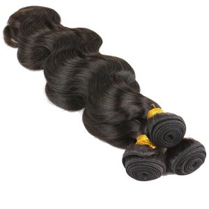 Best Human Hair Weave Unprocessed Brazilian Hair Extensions for Thin Hair Black Body Wave - Image 5
