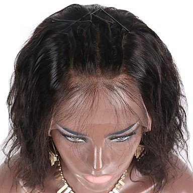 Peruvian Lace Front Wigs Short Bob 13x6 Lace Front Human Hair Deep Parting Natural Wave Human Hair Wig - Image 2