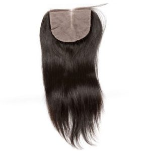 Silk Straight Brazilian Remy Hair Silk Base Closure For Sale Invisible Part Closure Natural Color 4x4inches - Image 5
