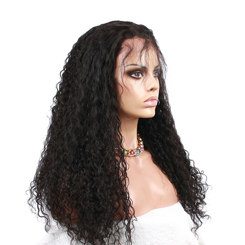 Water Wave 180% Density Brazilian Wigs Natural Hair Line real Human Hair Wigs for women - Image 2
