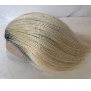 Pwigs Toupee For Men 1BT60 European Human Hair Mono Net PU Around Replacement System Mens Hairpieces - Image 5