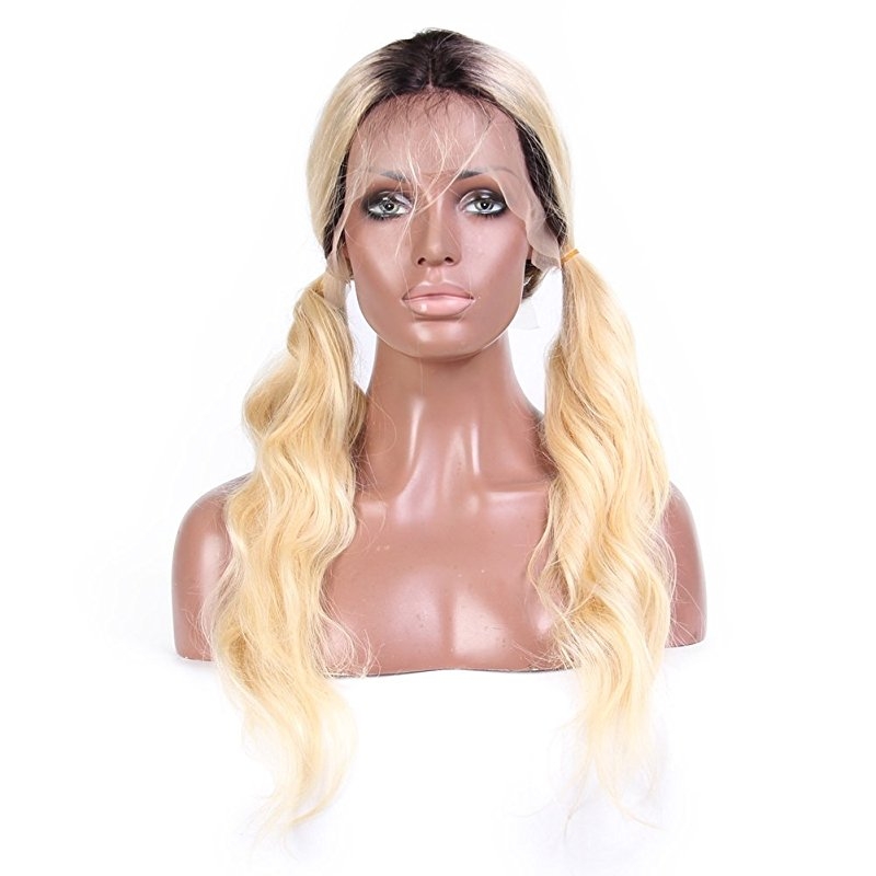 Body Wave 1bT/613 Ombre Blonde Lace Front Wigs For Women Indian Human Hair With Baby Hair - Image 2