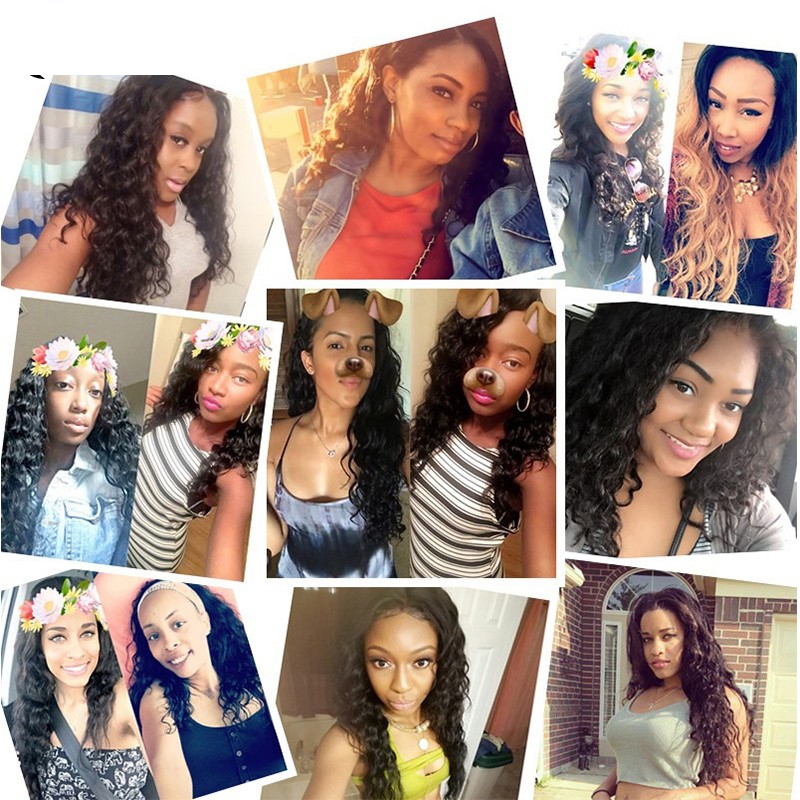 360 Lace Frontal Wigs Full Lace Human Hair Wigs Loose Wave Pre Plucked 360 Lace Wig - Image 4
