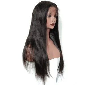 Alternative view of Straight 360 Lace Frontal Wigs Human Hair Wigs Natural Hair Line Wigs