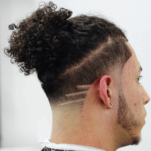 Human Hair Replacement for Men Kinky Straight Stock Toupee Mono Lace and PU Around with Swiss Lace Front 10x8 Base size12inches